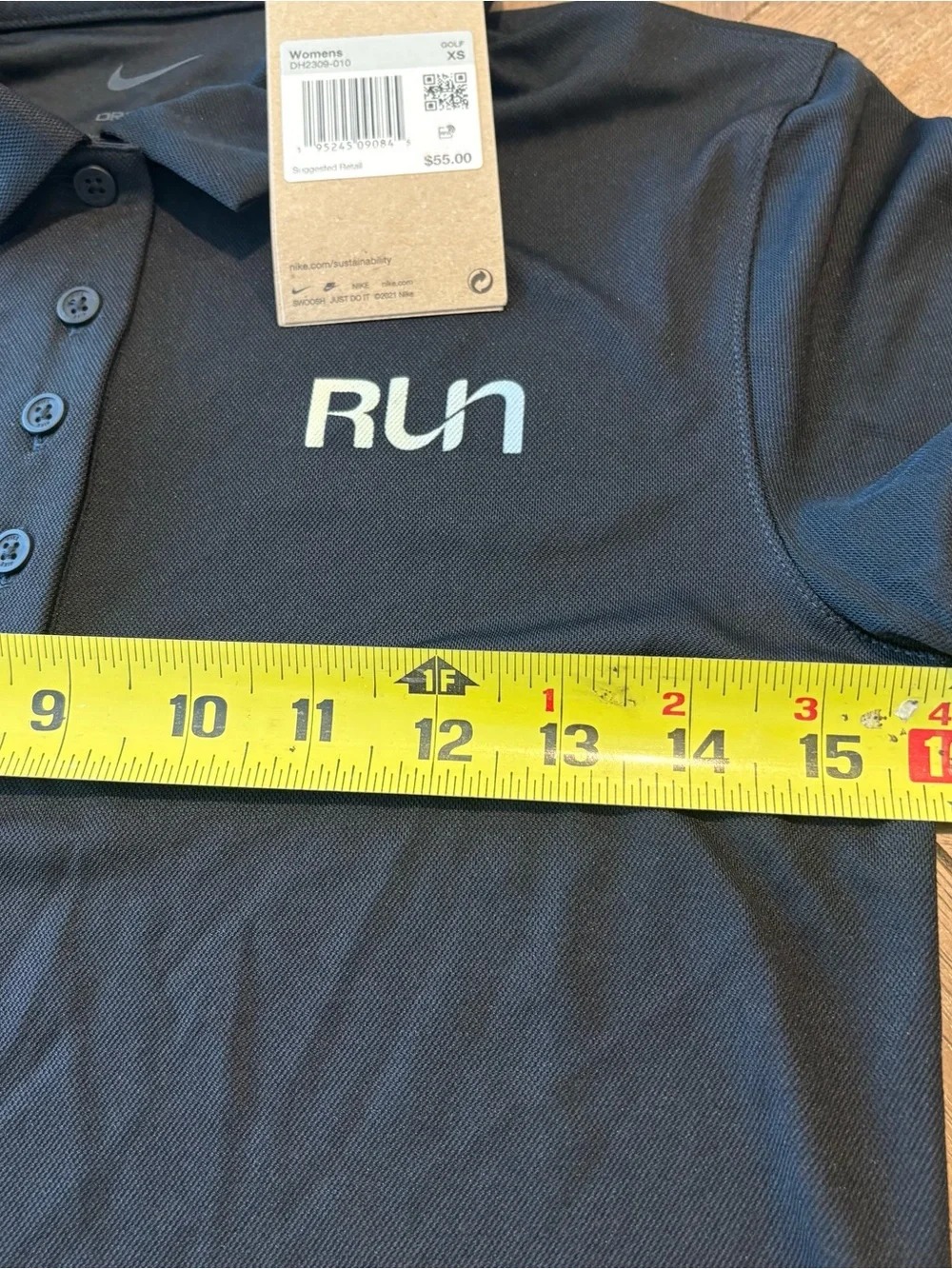 Nike women's Black polo shirt 